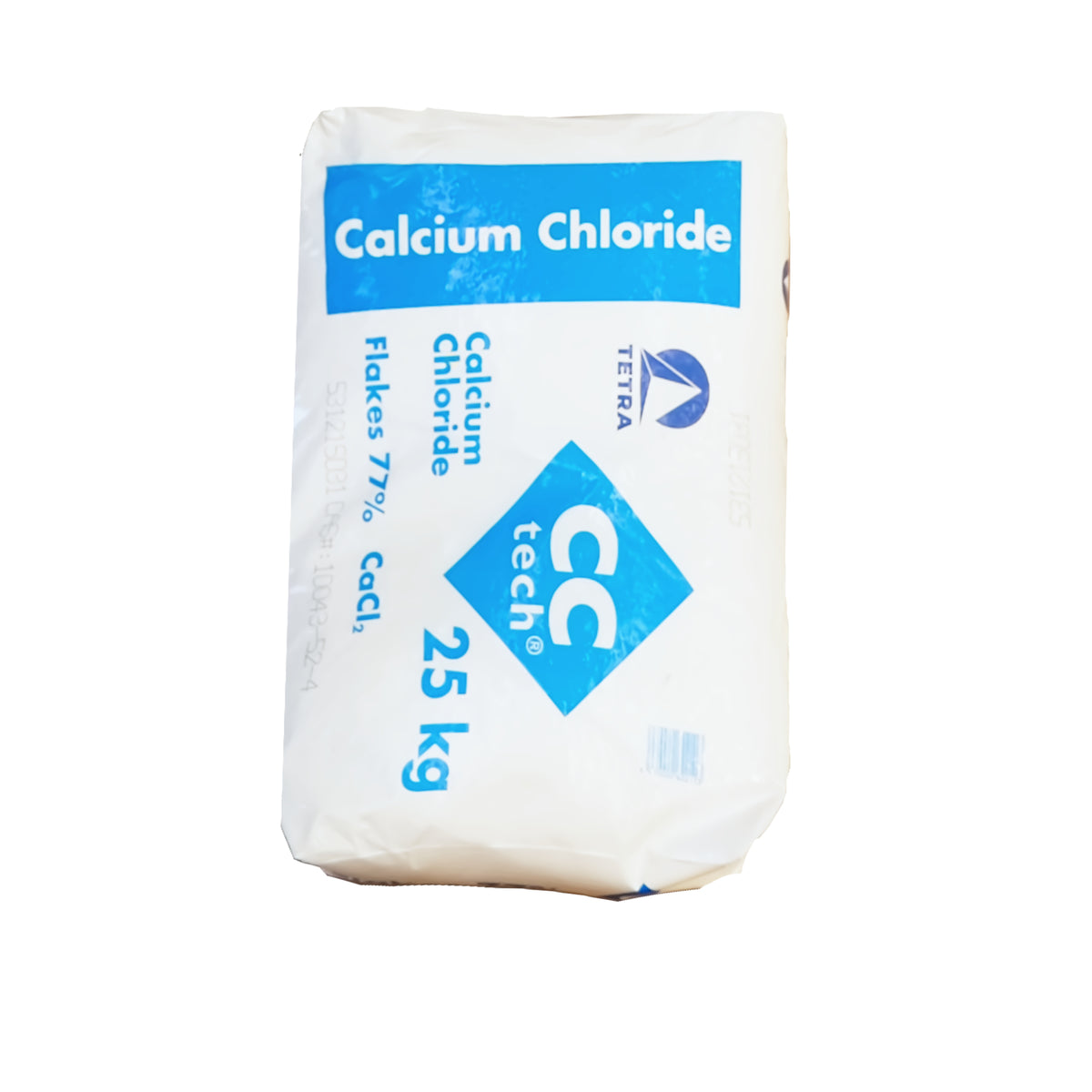 TETRA Calciumchlorid technisch  – Schuppen 77 %: 25kg Sack | Palette