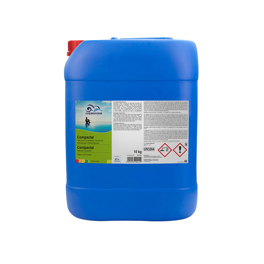 CHEMOFORM Compactal - Grundreiniger für Schwimmbadbecken: 10kg Kanister