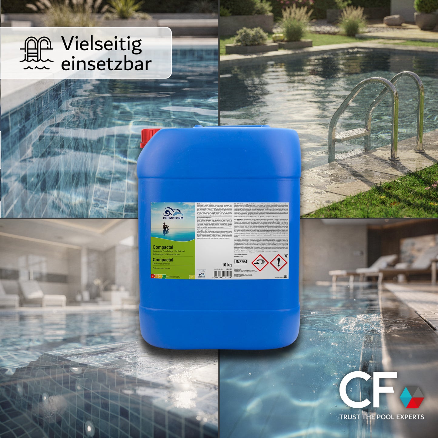 CHEMOFORM Compactal - Grundreiniger für Schwimmbadbecken