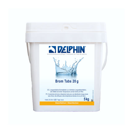 DELPHIN Brom Tabs (je 20g) - chlorfreie Poolpflege