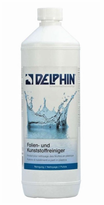 DELPHIN® Folienreiniger:  Unterhaltsreiniger für Kunststoffe - 1Ltr