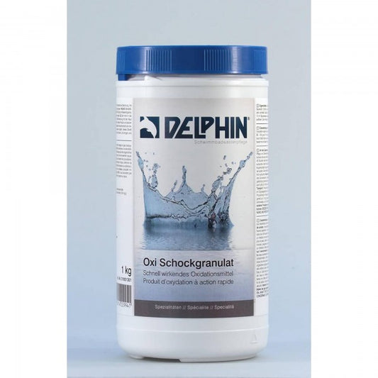 DELPHIN® Oxi: Schockgranulat - schnelle Hilfe bei umgekippten Wasser - 1kg