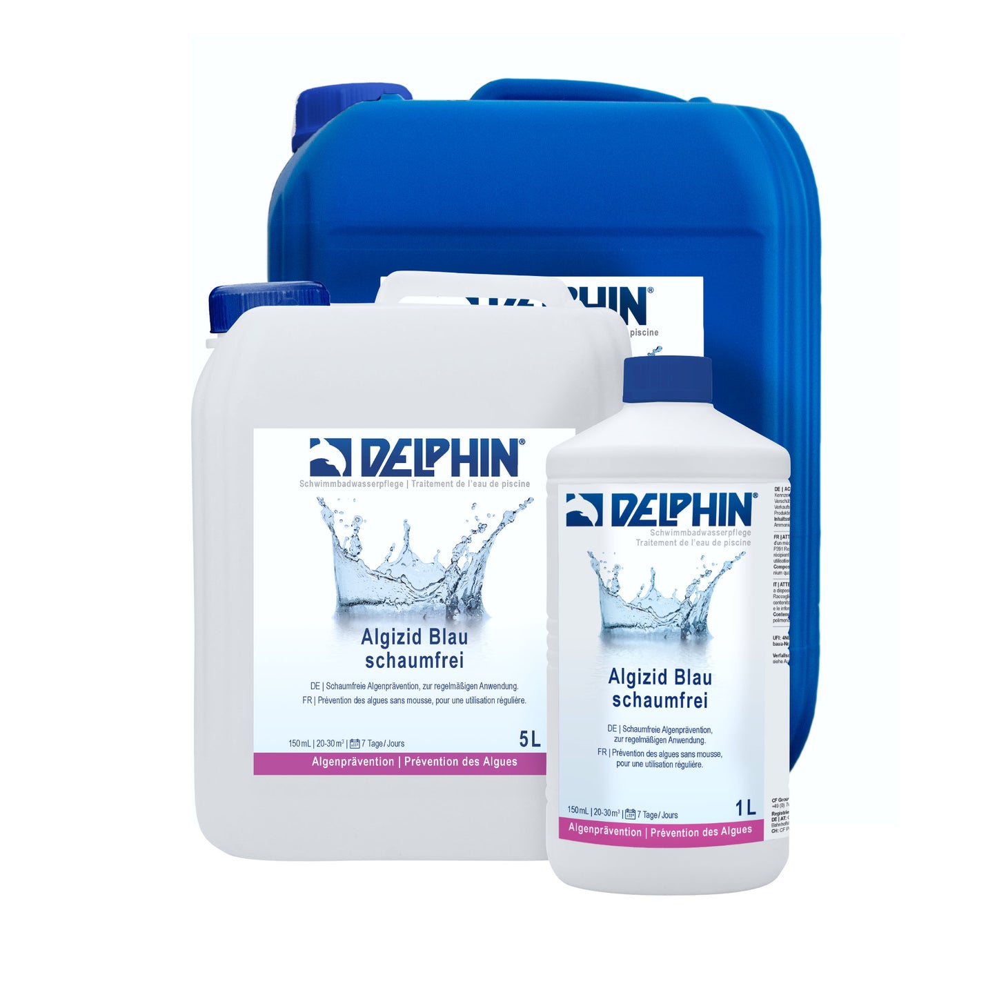 DELPHIN Algizid Blau schaumfrei | Schaumfreie Algenprävention