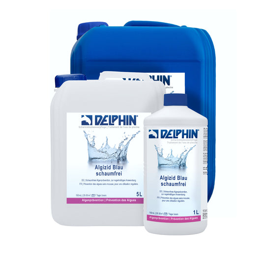 DELPHIN Algizid Blau schaumfrei | Schaumfreie Algenprävention
