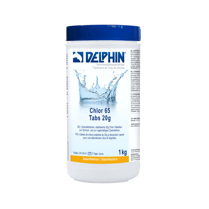 DELPHIN Chlor 65 Tabs 20g – schnelllöslich