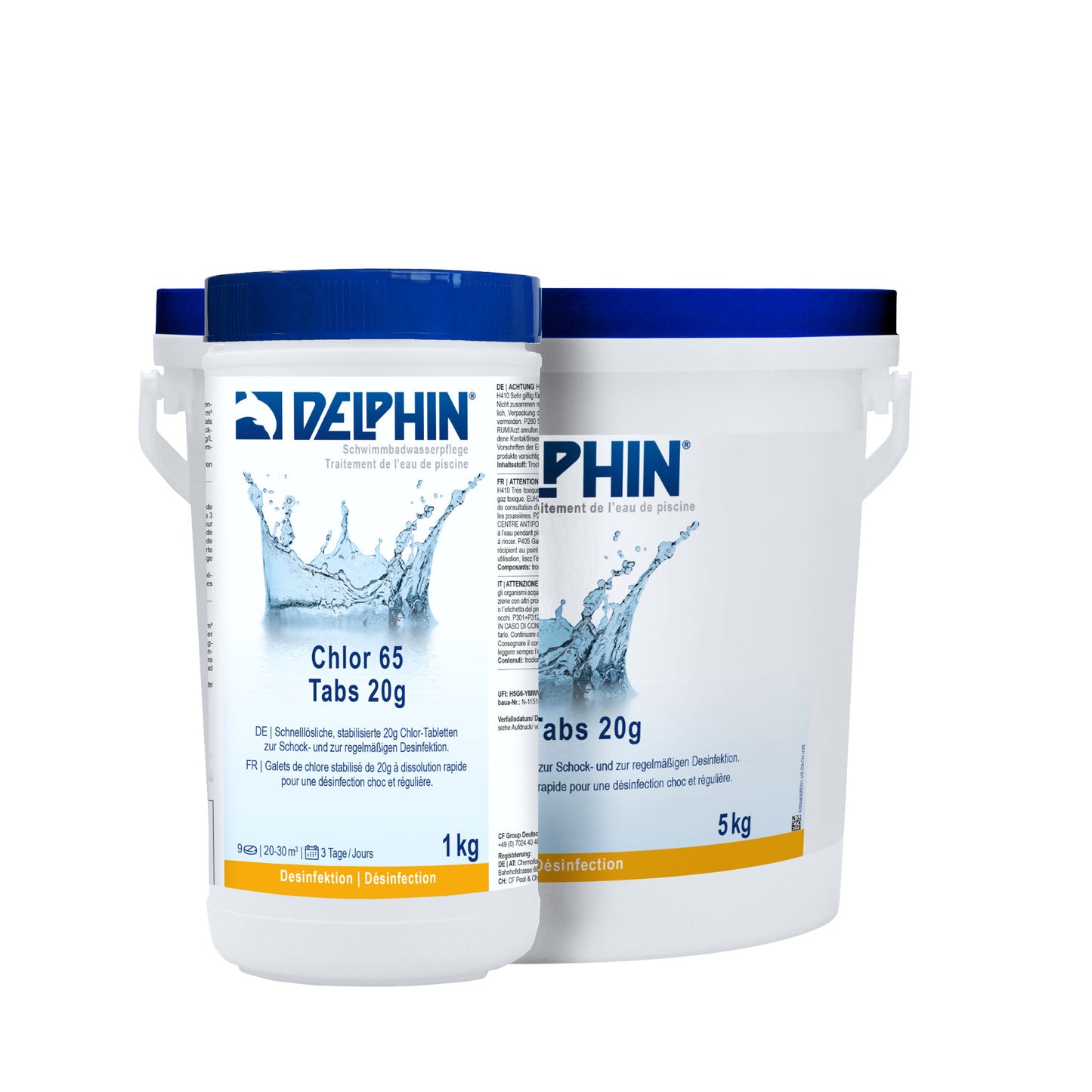 DELPHIN Chlor 65 Tabs 20g – schnelllöslich
