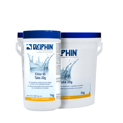 DELPHIN Chlor 65 Tabs 20g – schnelllöslich