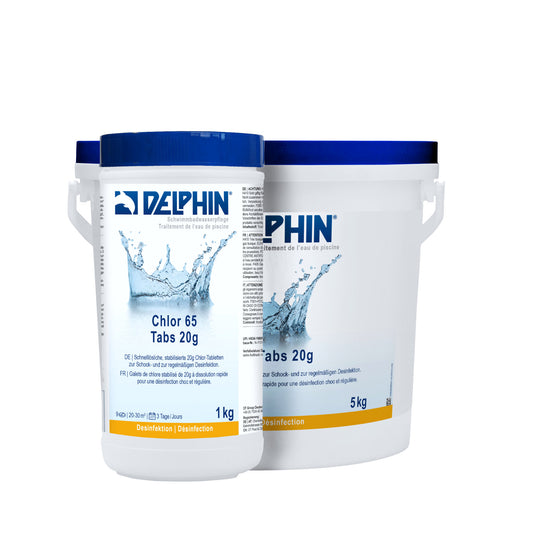 DELPHIN Chlor 65 Tabs 20g – schnelllöslich