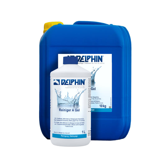 DELPHIN Reiniger A Gel – Kraftvoller Spezialreiniger: 1 L | 10kg