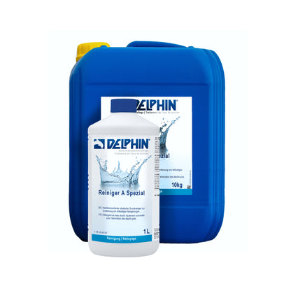 DELPHIN Reiniger A Spezial - gegen fetthaltige Ablagerungen: 1l | 10kg