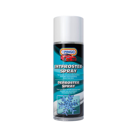 PINGO Entfroster-Spray: Sofort freie Sicht!