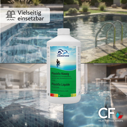 CHEMOFORM Flockfix flüssig - Flockungsmittel gegen Trübungen im Pool