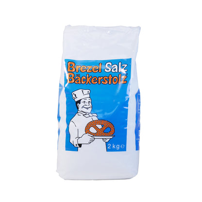 BÄCKERSTOLZ Brezelsalz – ohne Trennmittel 2kg Sack | Tray | Palette