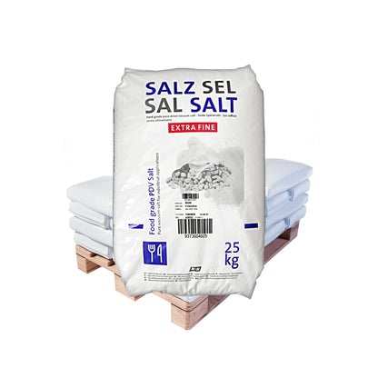 K+S Siede-Speisesalz extrafein auf halber Palette 500kg