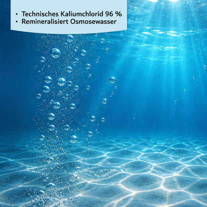 Kaliumchlorid 96% – rein technisch: 3kg | 5kg | 10kg Eimer