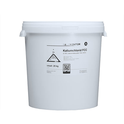 Kaliumchlorid FCC - E508: 3kg | 5kg | 10kg | 25kg Eimer