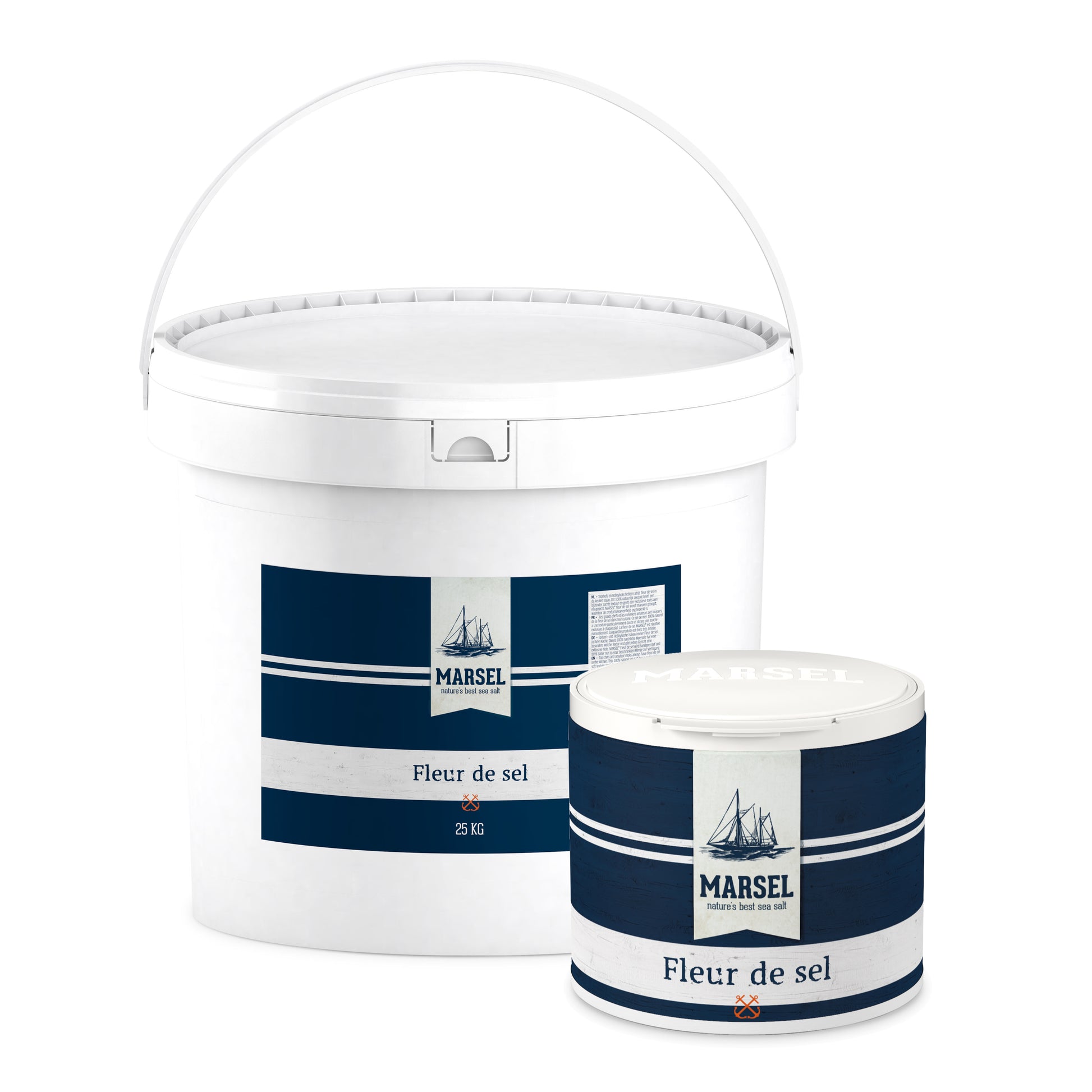 MARSEL Fleur de Sel – ohne Zusatzstoffe: 125g Dose