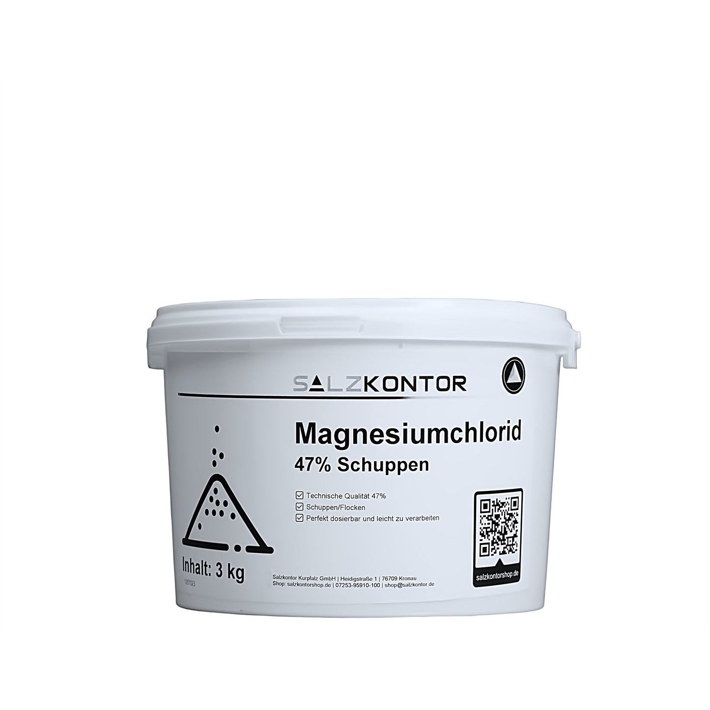 Magnesiumchlorid – Schuppen 47%: 3kg | 5kg | 10kg | 25kg Eimer