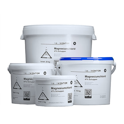 Magnesiumchlorid – Schuppen 47%: 3kg | 5kg | 10kg | 25kg Eimer
