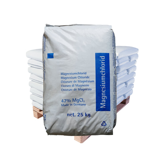 Magnesiumchlorid – Schuppen 47%: 25kg Sack | Palette