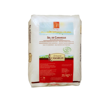 Sel de Mer de Camargue – grob & feucht - ohne Trennmittel: 25kg Sack | Palette