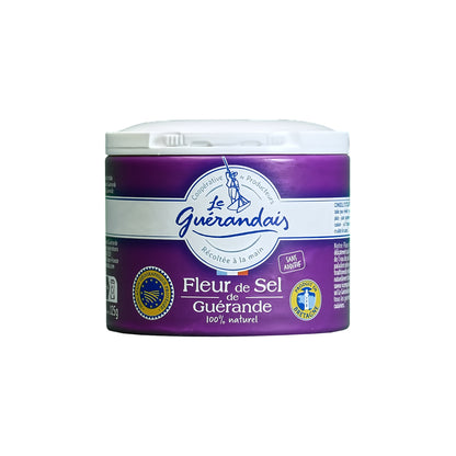 Fleur de Sel de Guérande – handgeerntet, traditionell – reines Naturprodukt: 125g Dose | 1.5kg Karton