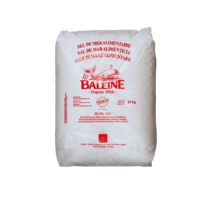 La Baleine Meersalz – fein - mit/ohne Trennmittel: 25kg Sack | Palette