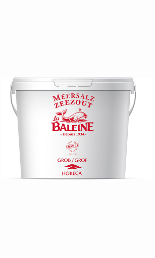 Meersalz La Baleine: Grob  5kg Eimer und Palettenware