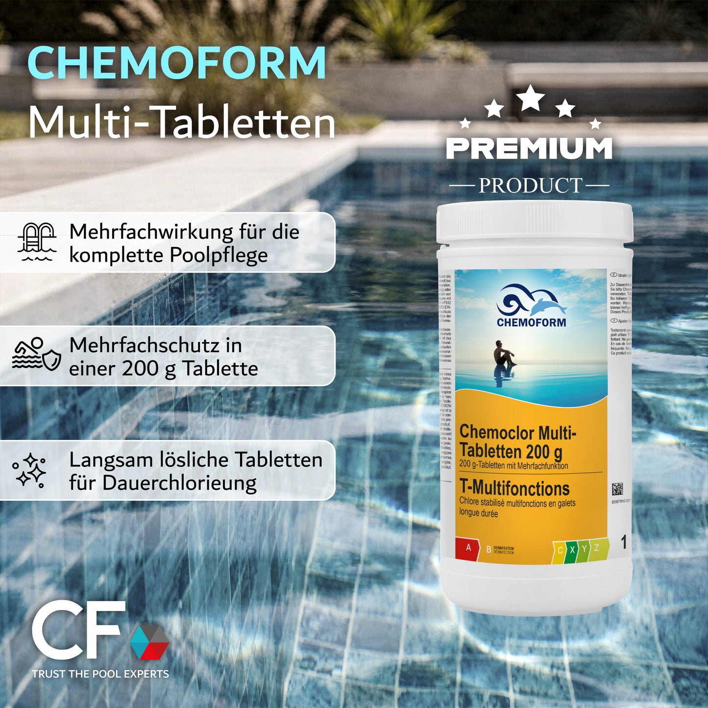 CHEMOFORM Chemoclor Multifunktionstabletten 200g: 1 kg | 5kg