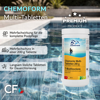 CHEMOFORM Chemoclor Multifunktionstabletten 200g: 1 kg | 5kg