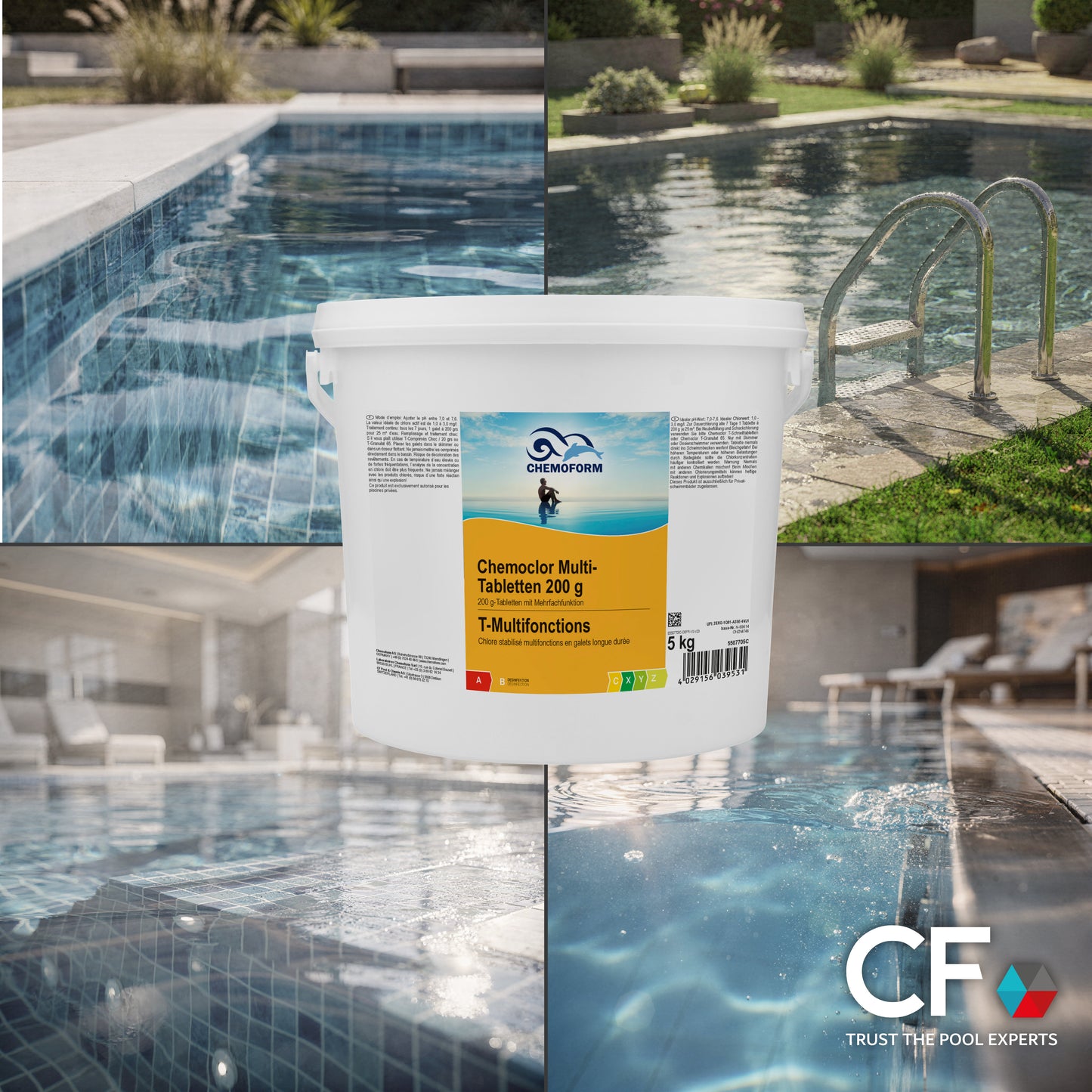 CHEMOFORM Chemoclor Multifunktionstabletten 200g: 1 kg | 5kg