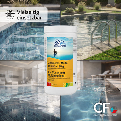 CHEMOFORM Chemoclor Multi-Tabletten 20g: 1 kg