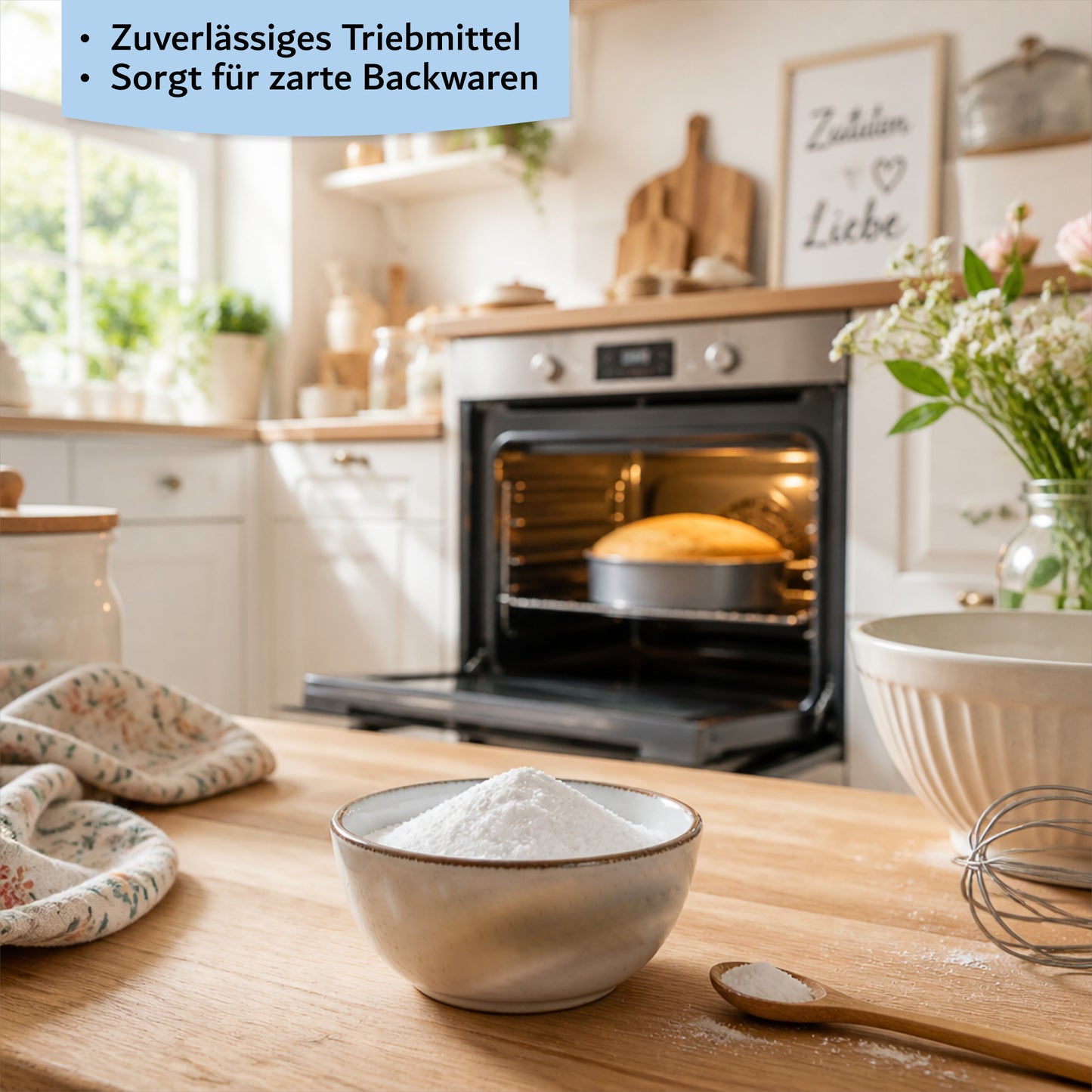Natriumhydrogencarbonat (Natron) – Lebensmittelqualität: 3kg | 5kg | 10kg Eimer | 25kg Sack