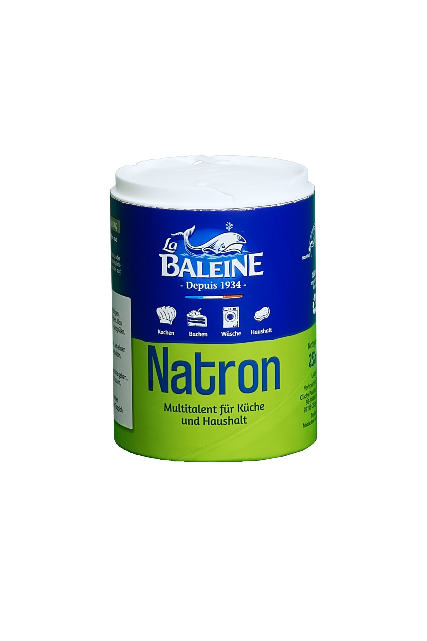 La Baleine Natron Streuer: 250g Dose