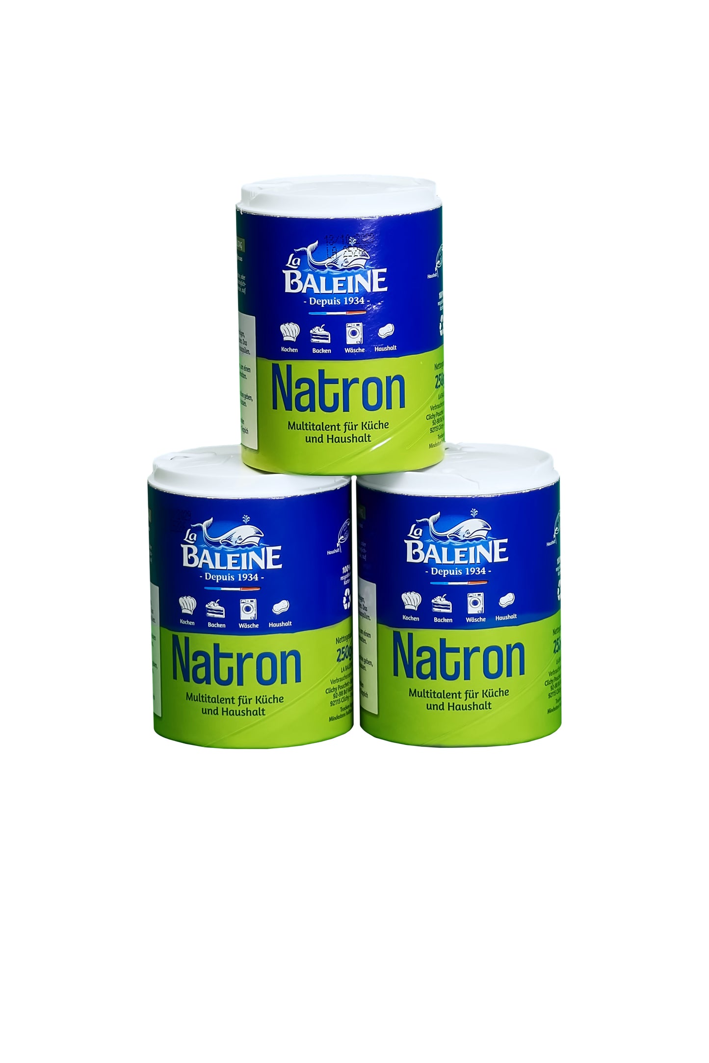 La Baleine Natron Streuer: 250g Dose