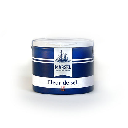 MARSEL® Fleur de Sel: Ohne Zusatzstoffe - 125g Dose - 25kg Eimer