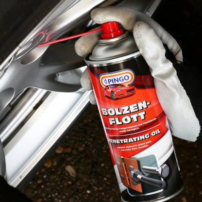 PINGO Bolzenflott-Spray: Löst festgefressene Schrauben, Muttern und bewegliche Teile