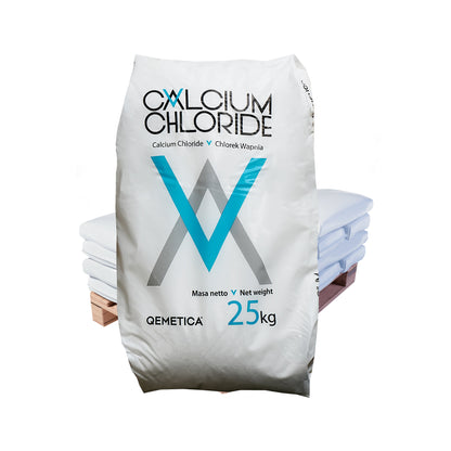 QEMETICA Calciumchlorid – Fest 77-80%: 25kg Sack | Palette