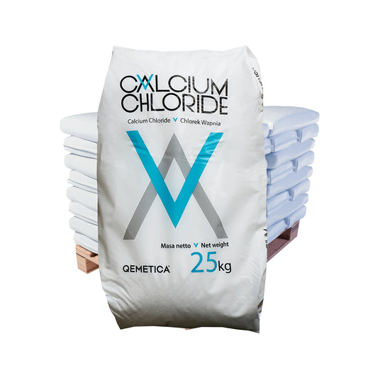 QEMETICA Calciumchlorid – Fest 77-80%: 25kg Sack | Palette
