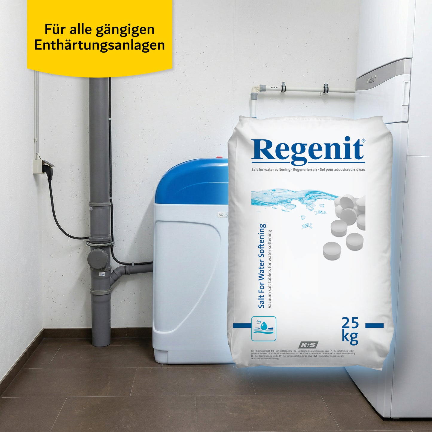 Regenit Regeneriersalz Tabletten: 25kg Sack | Palette