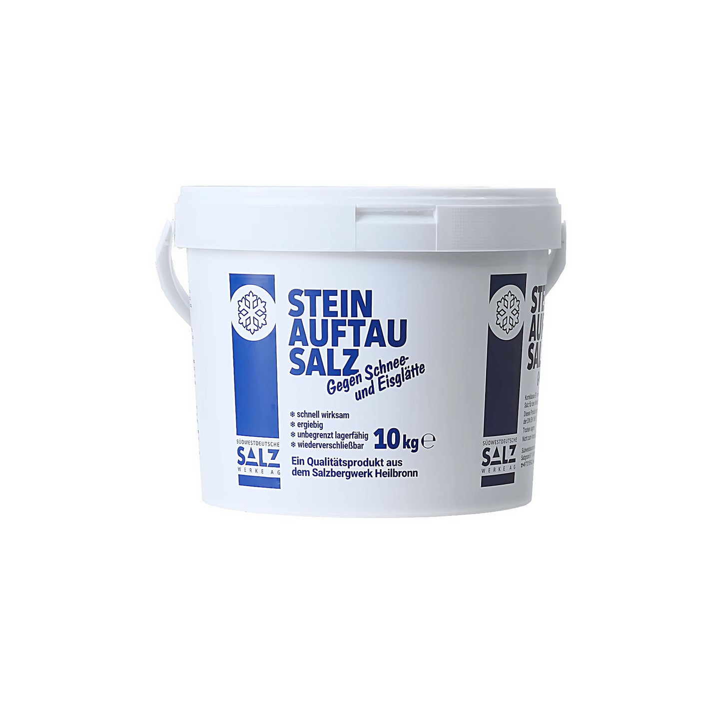 SWS Stein-Auftausalz – Streusalz: 10kg Eimer | Palette