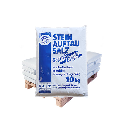 SWS Stein-Auftausalz – Streusalz: 10kg Sack | Palette