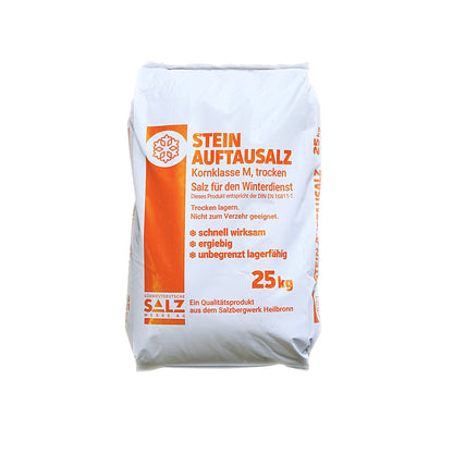 SWS Stein-Auftausalz – Streusalz: 25kg Sack | Palette