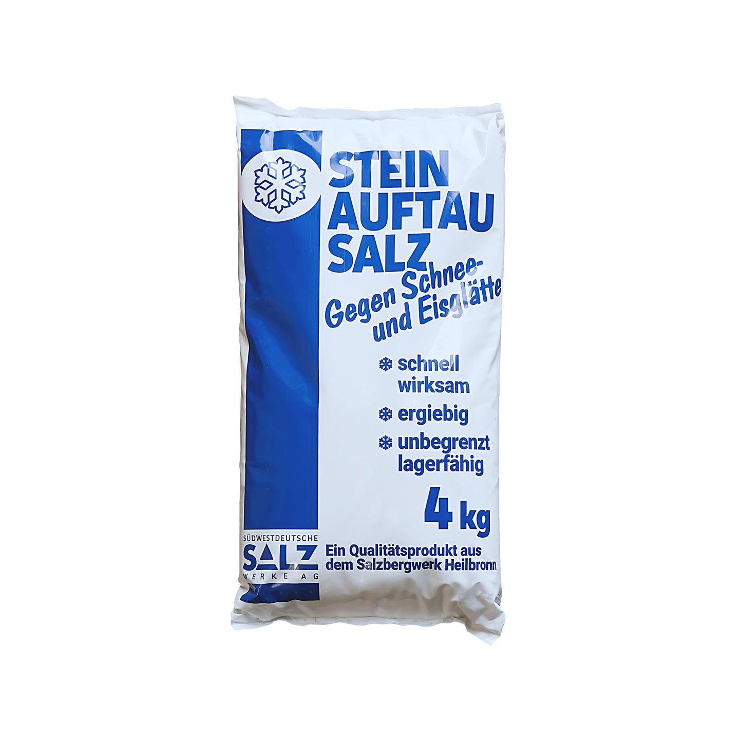SWS Stein-Auftausalz – Streusalz: 4kg Sack
