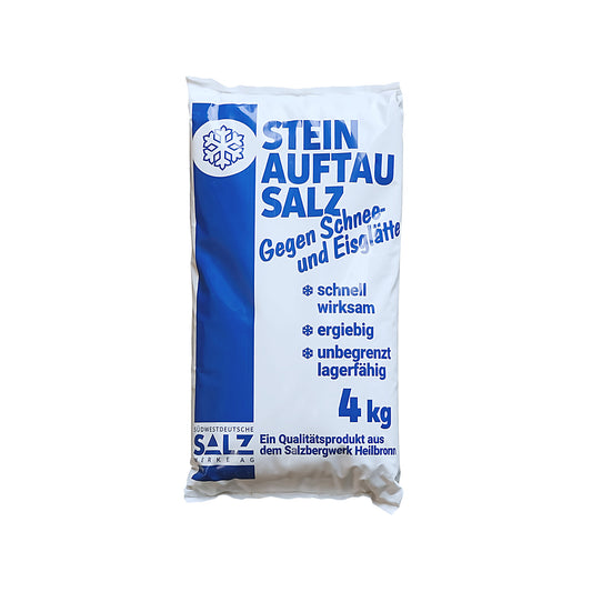 SWS Stein-Auftausalz – Streusalz: 4kg Sack