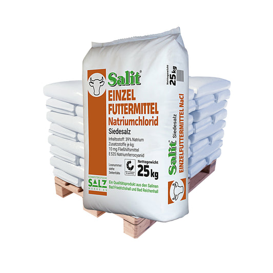 Salit Einzelfuttermittel – Siedesalz 0-1mm: 25kg Sack | Palette
