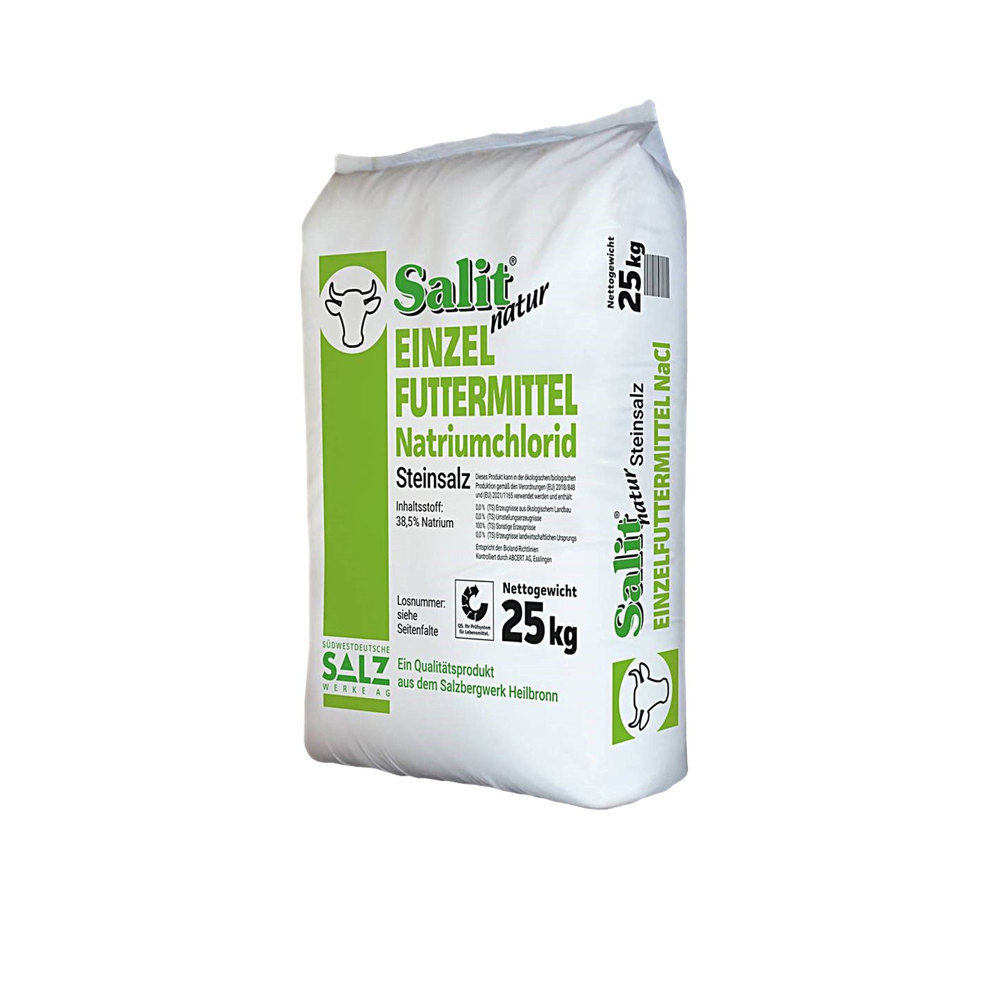 Salit NATUR Einzelfuttermittel - Steinsalz 0-3mm: 25kg Sack | Palette