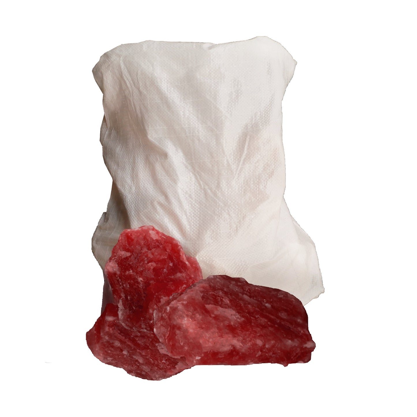 Natursalzleckstein Rot - gebrochen: 25kg Sack