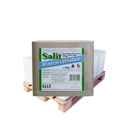 Salit Mineral-Leckstein: 10kg Stein | Palette