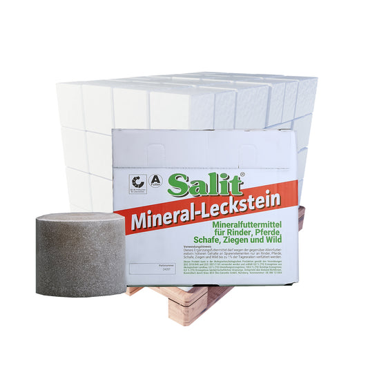 Salit Mineral-Leckstein : 5kg Stein | Karton | Palette